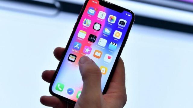 Un iPhone, teléfono de Apple