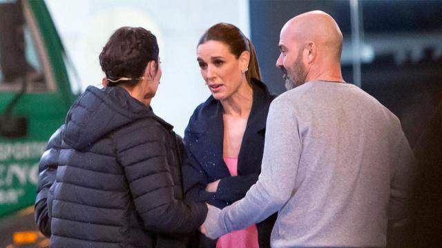 Raquel Sánchez Silva, expareja de Mario Biondo, con el equipo de El Hormiguero / EUROPA PRESS