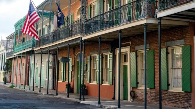 Arquitectura típica de Nueva Orleans, una de las ciudades en riesgo / Mary Hammel en UNSPLASH