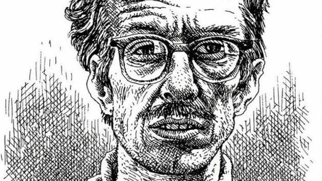Autorretrato del ilustrador Robert Crumb