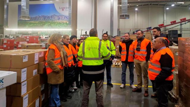 Un acto institucional a Logaritme, la logística del ICS / Cedida