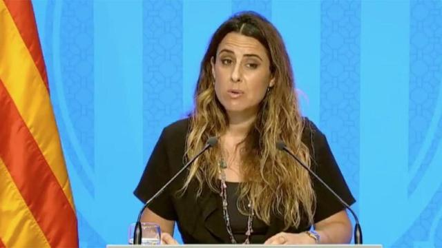 La portavoz del Govern, Patrícia Platja, informa de los acuerdos del 'consell executiu' / CG
