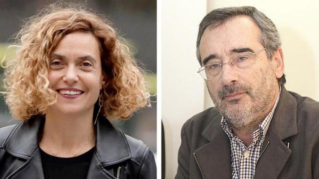 La candidata a presidir el Congreso, Meritxell Batet, y el candidato a presidir el Senado, Manuel Cruz / EFE