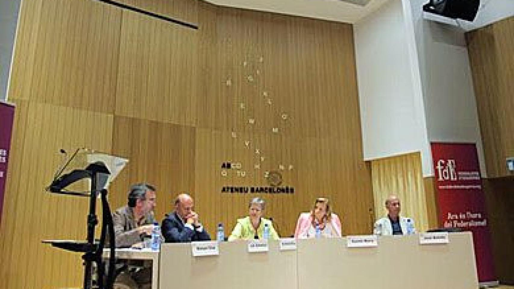 Presentación oficial de Federalistes d'Esquerres en el Ateneo Barcelonés, en septiembre de 2013