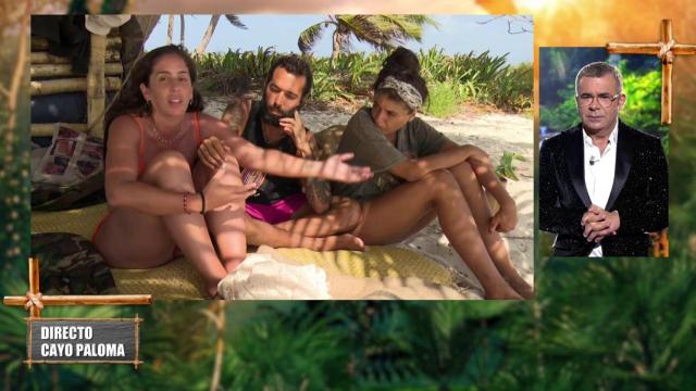 Anabel Pantoja, Omar Sánchez y Lola en 'Supervivientes' / MEDIASET