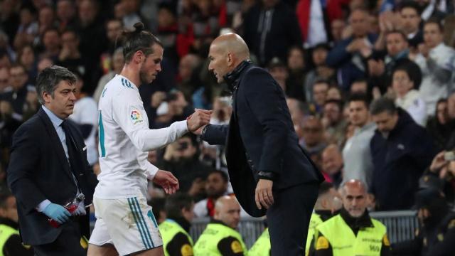 Gareth Bale y Zidane en un partido del Real Madrid / EFE
