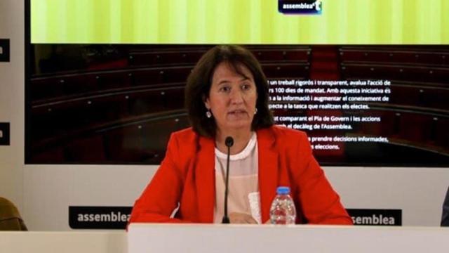 La presidenta de la ANC, Elisenda Paluzie / EUROPA PRESS
