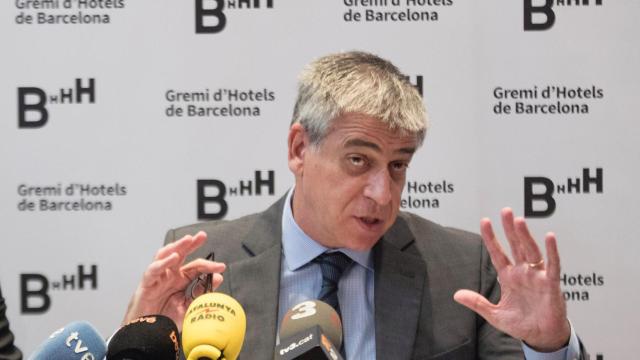 El presidente del Gremio de Hoteles de Barcelona, Jordi Mestre / EFE