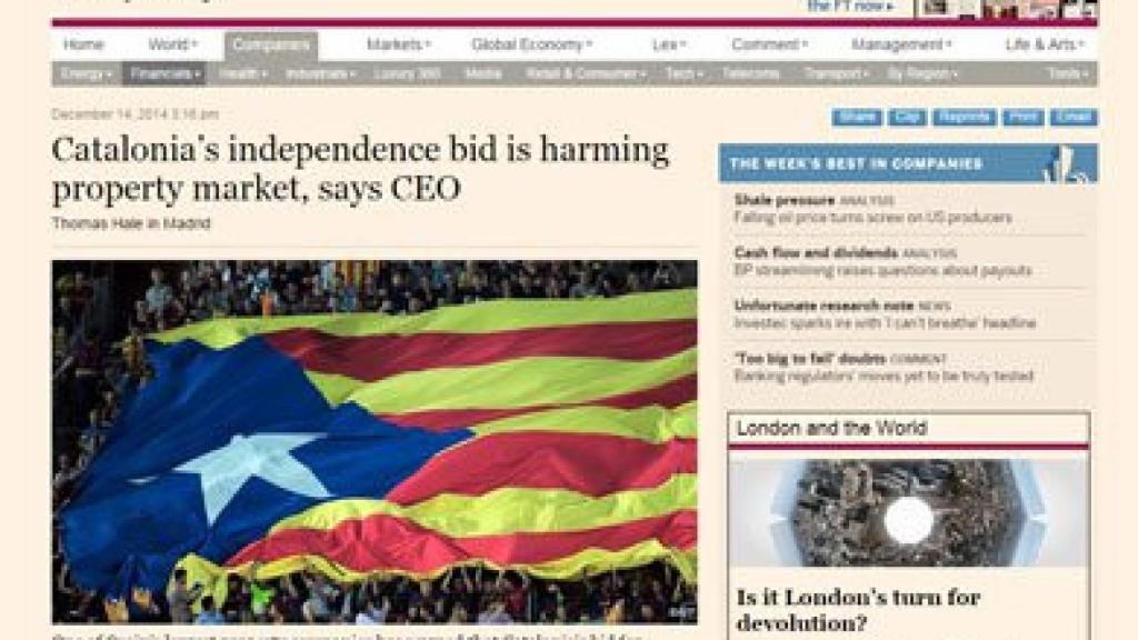 Los inversores internacionales, preocupados por la tensión independentista en Cataluña