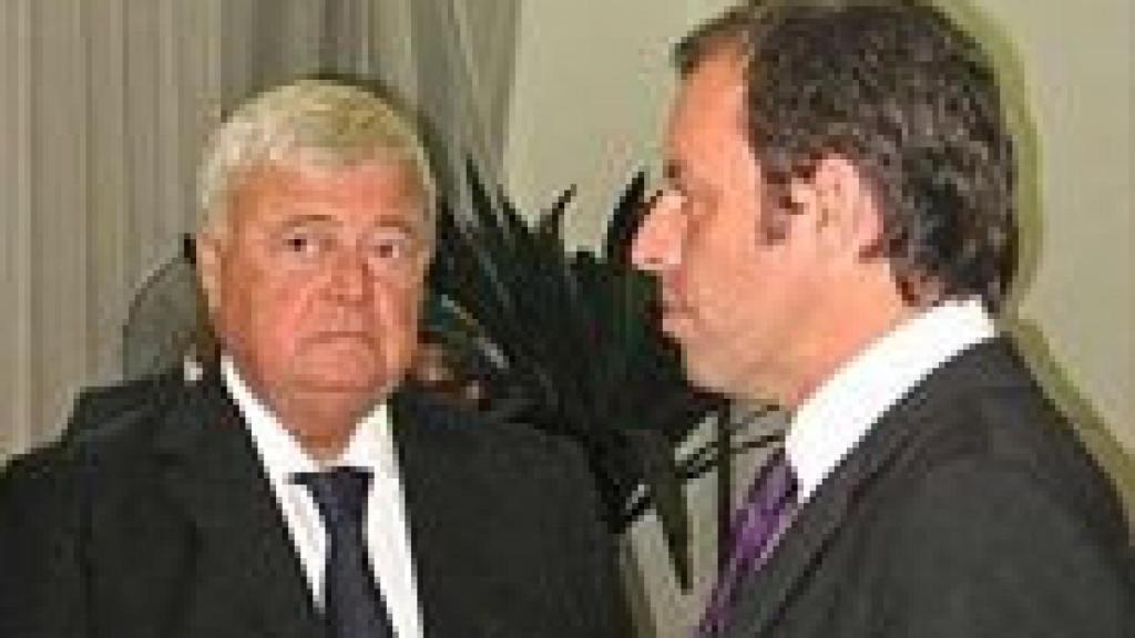 Ricardo Teixeira y Sandro Rosell