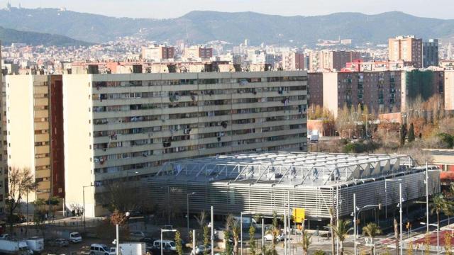 Imagen del barrio de La Mina, en Sant Adrià de Besòs