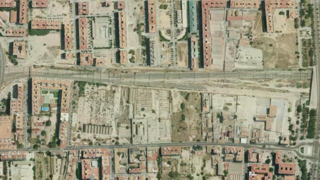Imagen de los terrenos del canal de acceso ferroviario de Valencia / EP