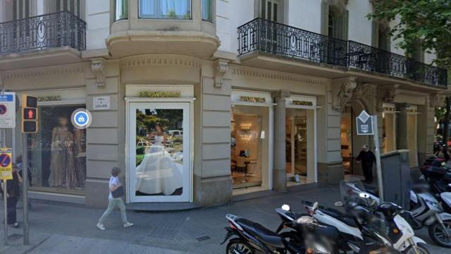Tienda de Pronovias en el número 129 de Rambla Catalunya, en Barcelona / GOOGLE STREET VIEW