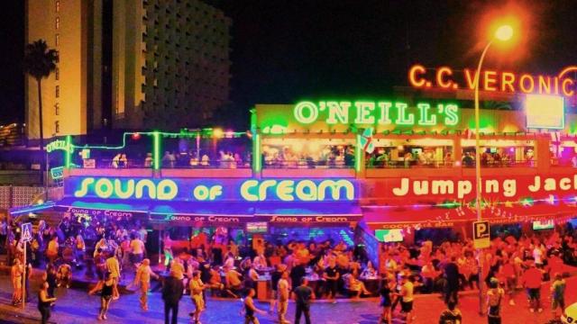 Playa de las Américas, Tenerife, donde sucedieron los hechos
