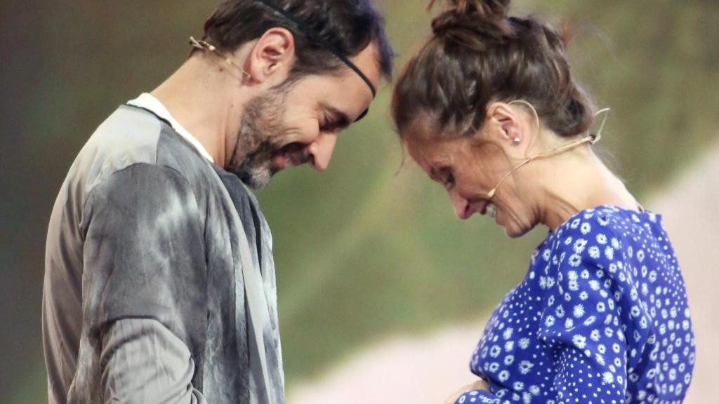 Verdeliss y Aritz en el plató de 'Gran Hermano' / EP