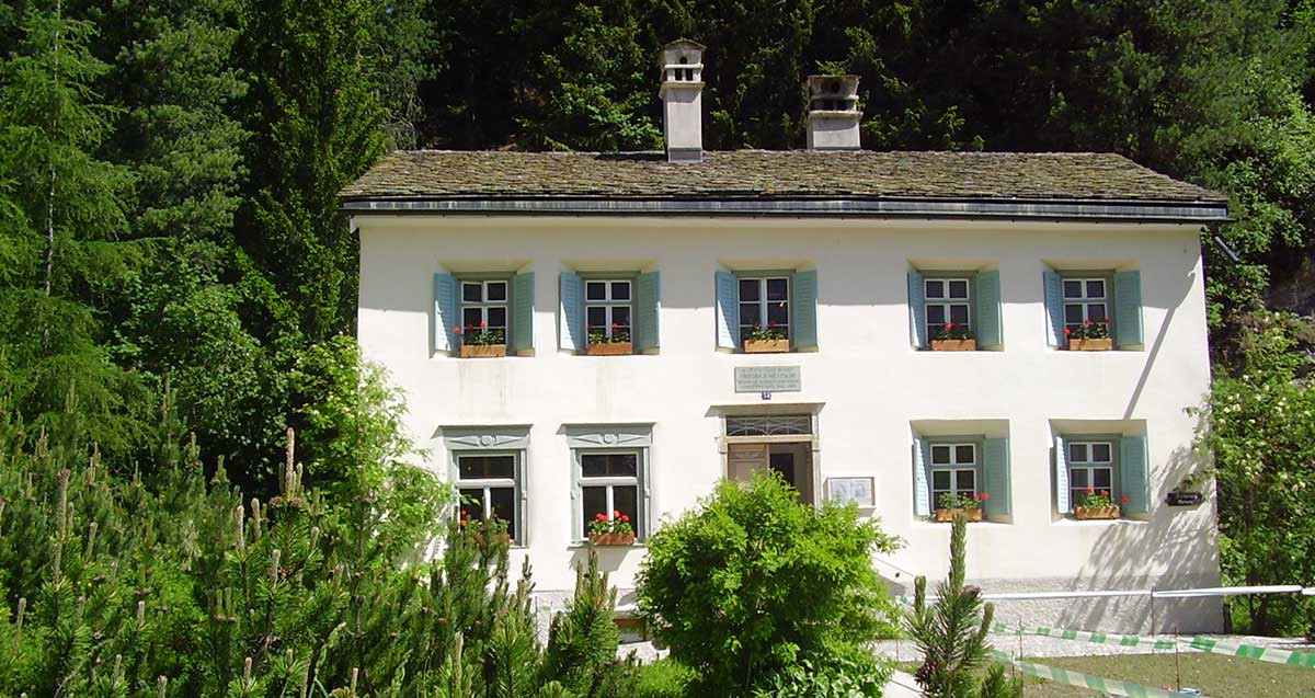 La casa de Nietzsche, en Sils Maria / WIKIPEDIA