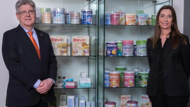 Joan Permanyer y Anna Ferret, presidente y directora de Laboratorios Ordesa, respectivamente / LABORATORIOS ORDESA