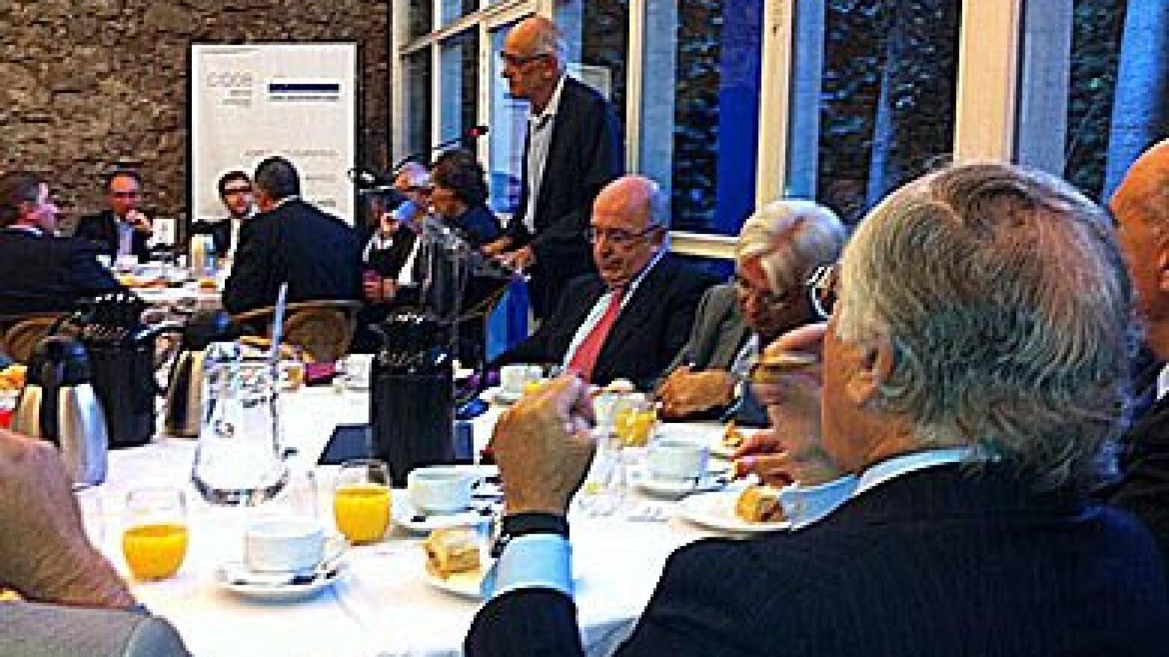 El vicepresidente y comisario de Competencia de la Comisión Europea, Joaquín Almunia