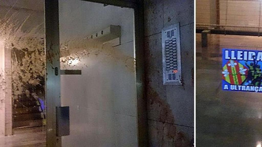 Segundo ataque a la sede de C's en Lérida en cuatro días