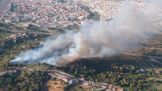 Incendio en Terrassa / BOMBERS