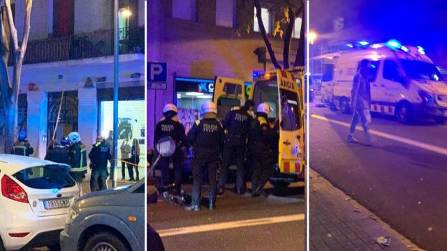 Tres imágenes del centro de Barcelona