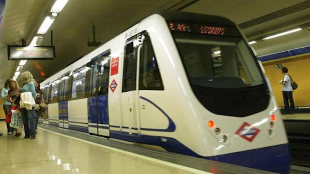 Una foto de archivo del metro de Madrid