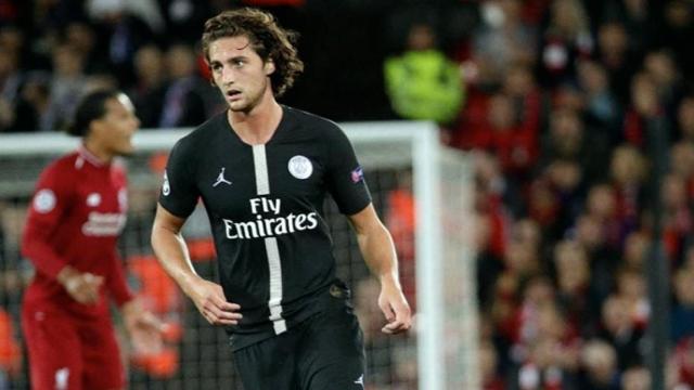 Adrien Rabiot, durante un partido con el PSG / INSTAGRAM