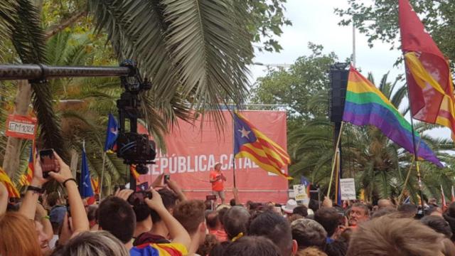 Toni Albà, en la manifestación independentista de la ANC de la Diada en Cataluña / CG