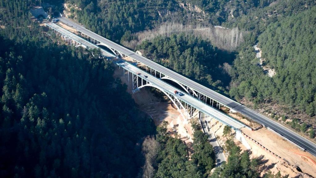 Imagen aérea del Eix Transversal