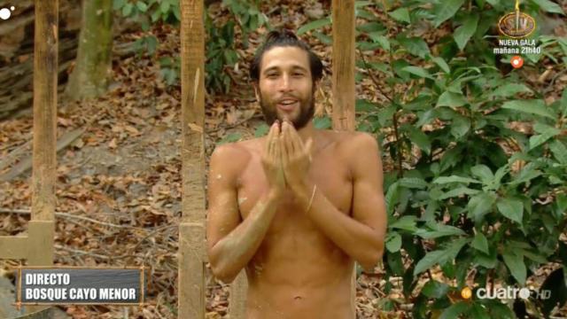 Gianmarco Onestini se salva de la nominación en 'Supervivientes' / MEDIASET