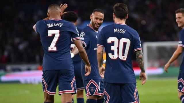 El tridente del PSG, Mbappé, Messi y Neymar no es capaz de trascender en la Champions League / PSG