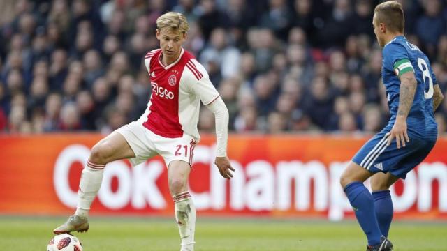 De Jong jugando contra el Feyenoord en la Eredivisie / EFE