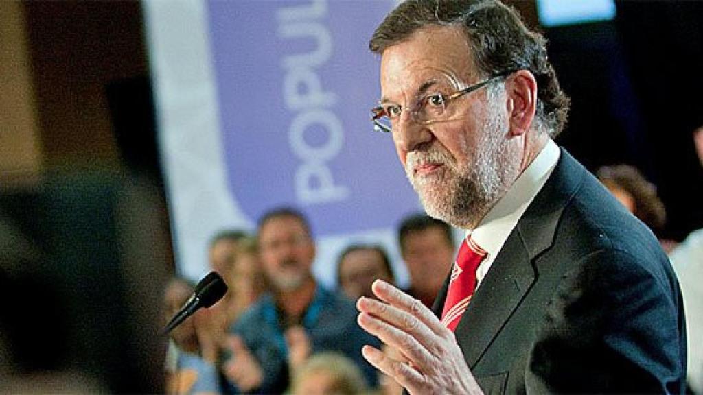 El presidente del Gobierno, Mariano Rajoy, en Barcelona