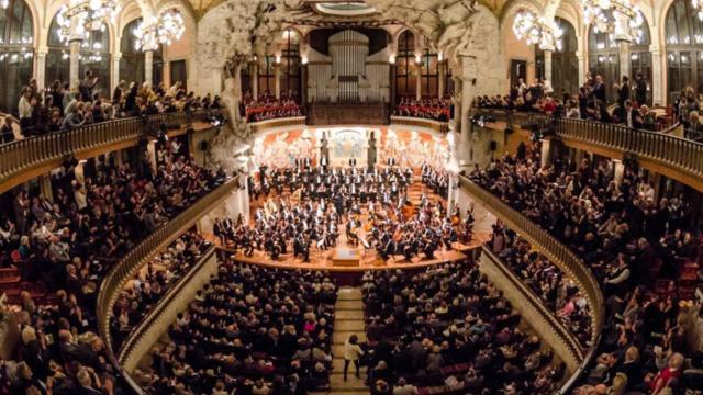 Imagen de archivo de un concierto en el Palau de la Música / EFE