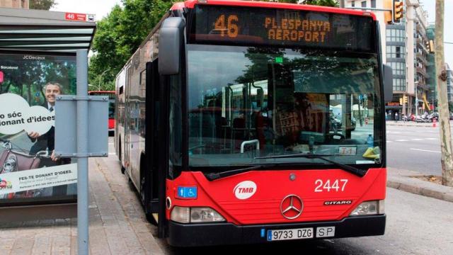 Imagen de un autobús urbano de Barcelona de TMB / CG