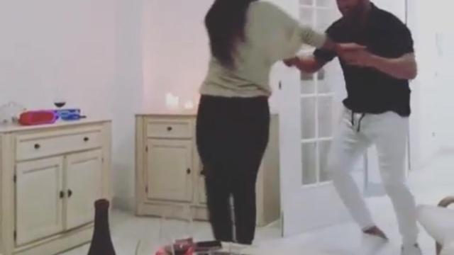 Los bailoteos de Bustamante con una desconocida