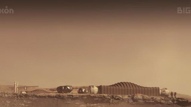 Representación visual en Marte del concepto 'Mars Dune Alpha' / EP