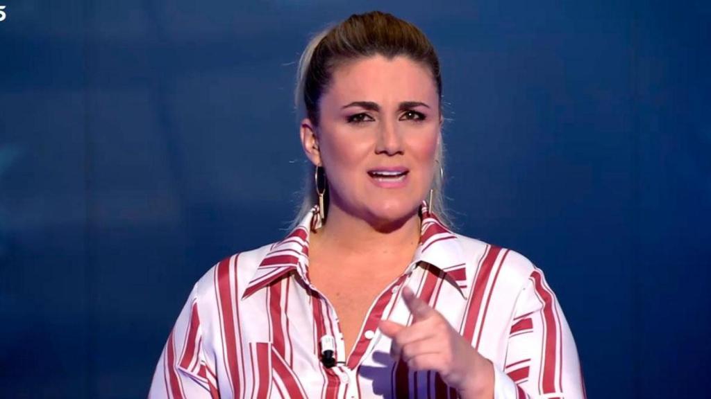Carlota Corredera, presentadora de 'Rocío, contar la verdad para seguir viva' /TELECINCO