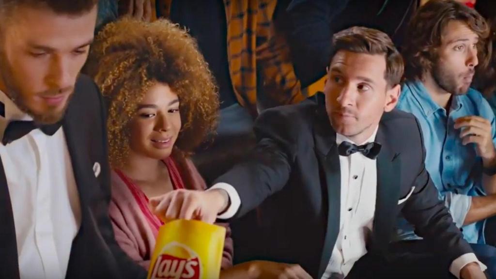 Leo Messi anuncio de la Champions patrocinado por Lays