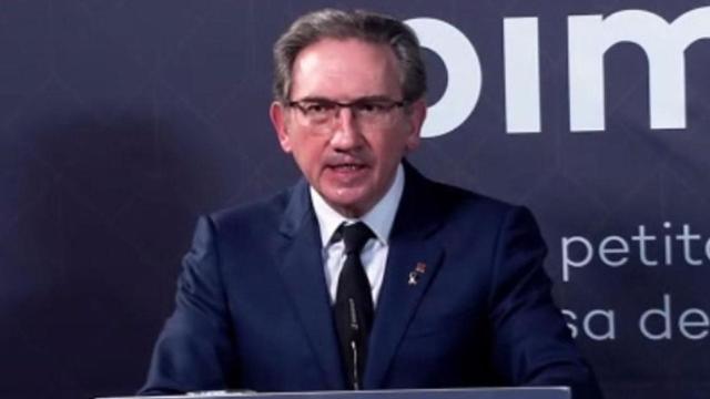 El exconseller de Economía, Jaume Giró, en el acto de Pimec sobre turismo / PIMEC