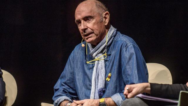 Lluís Llach, durante el acto de la ANC en el País Vasco / EFE