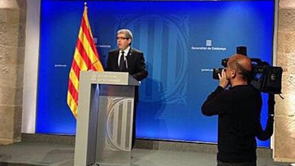 El consejero de la Presidencia y portavoz de la Generalidad, Francesc Homs