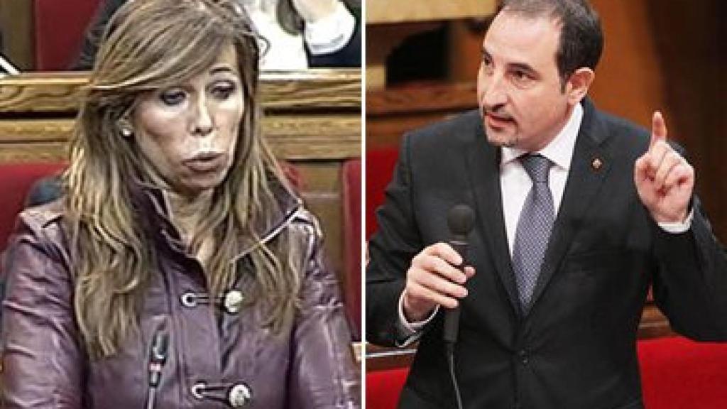 Sánchez-Camacho y Espadaler, en el Parlament