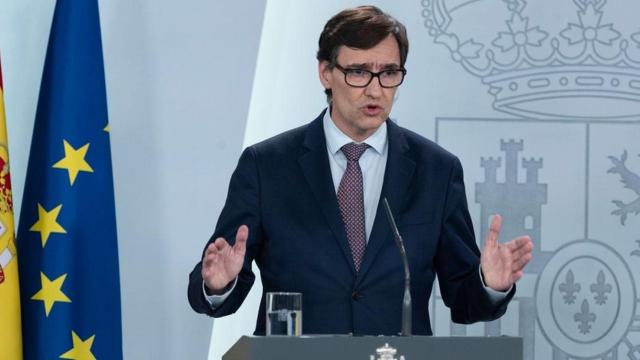 El ministro de Sanidad del Gobierno de España, Salvador Illa, informando sobre el plan de desescalada ante la epidemia de coronavirus. Regiones / MONCLOA