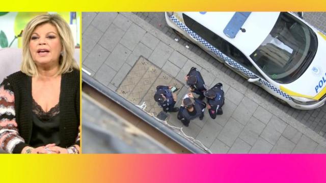 La policía acude a casa de Belén Rodríguez / MEDIASET