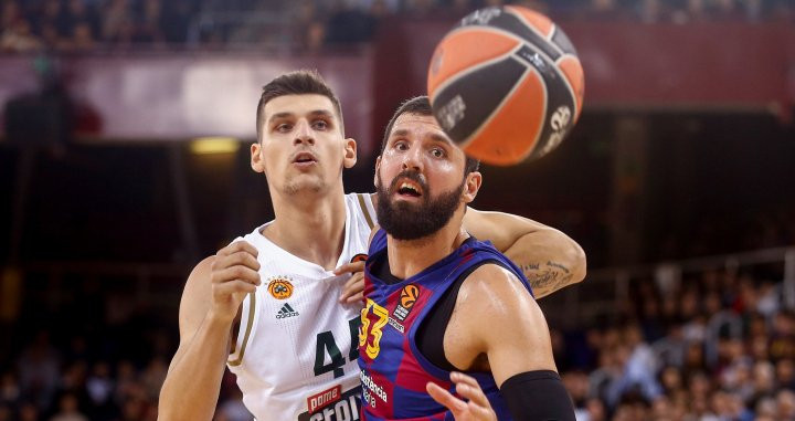 Nikola Mirotic en el choque ante Panathinaikos / EFE