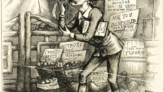 Mark Twain dibujado por Thomas Nast (1882) en una ilustración de 'Harper’s Weekly' / LIBRARY OF CONGRESS