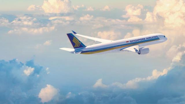 Un A350 como el que operará Singapore en Barcelona en 2017 / CG