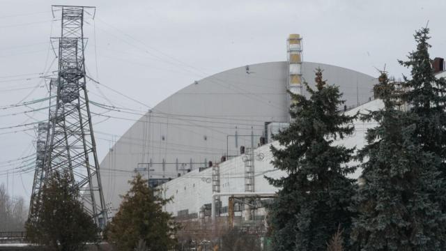 Imagen de archivo de la central de Chernóbil, donde se encontraban los soldados rusos / EP