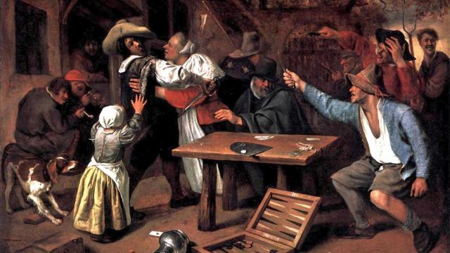 Discusión por un juego de cartas. La nuevas guerras políticas son culturales / JAN STEEN
